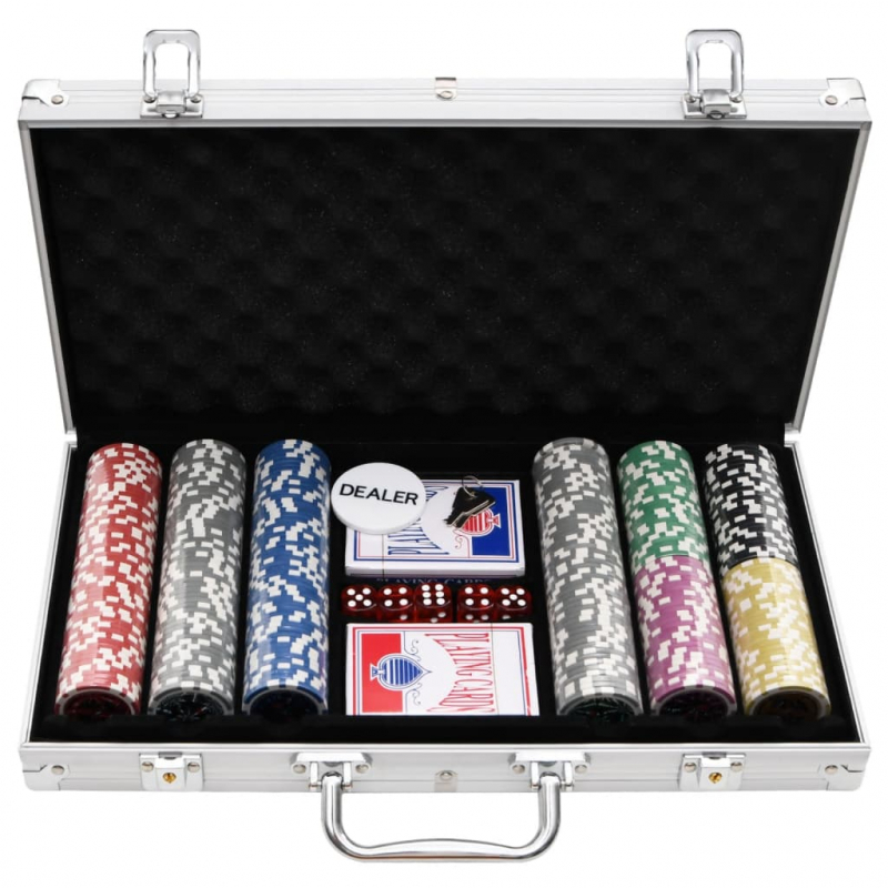 Pokerchips-Set 300 Stk. 11,5 g