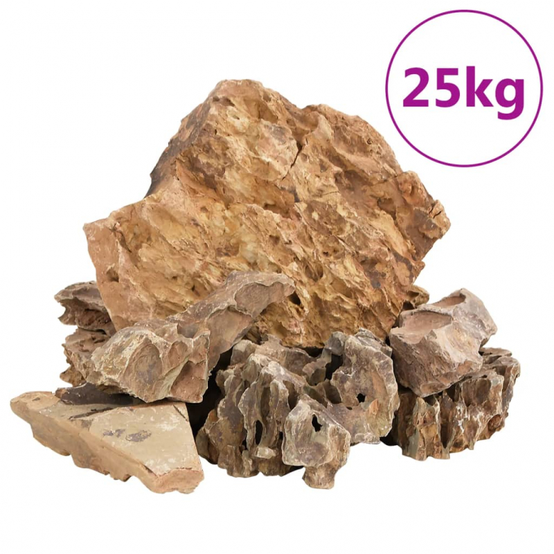 Drachensteine 25 kg Braun 5-30 cm