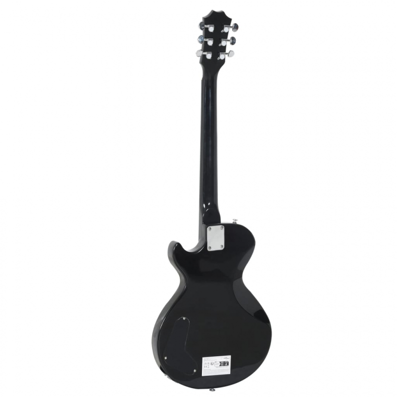 E-Gitarre für Anfänger mit Tasche Braun und Schwarz 4/4 39