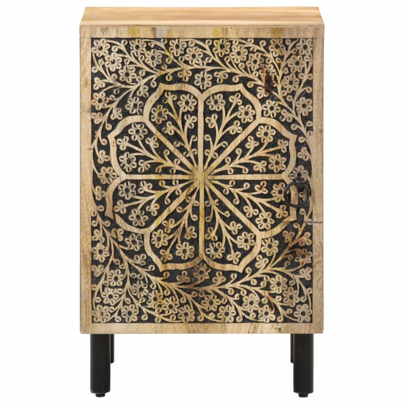 Badschrank 38x33x58 cm Massivholz Mango
