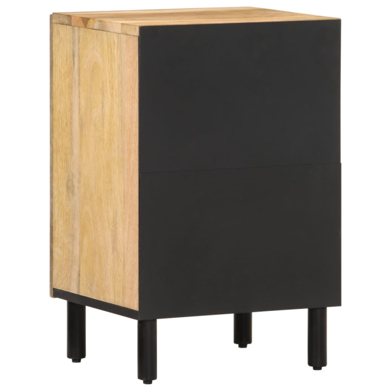 Badschrank 38x33x58 cm Massivholz Mango