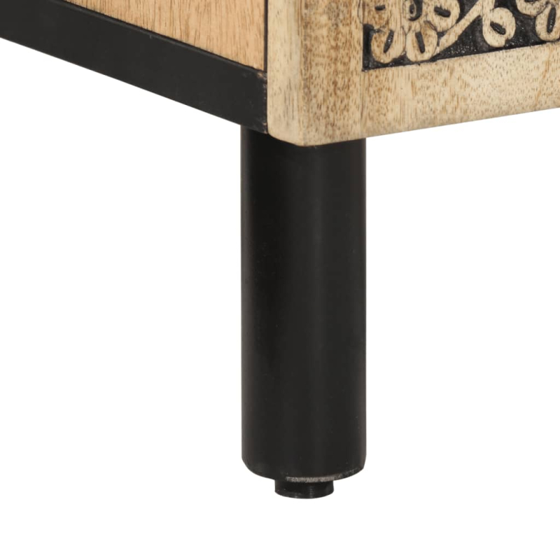 Badschrank 38x33x58 cm Massivholz Mango