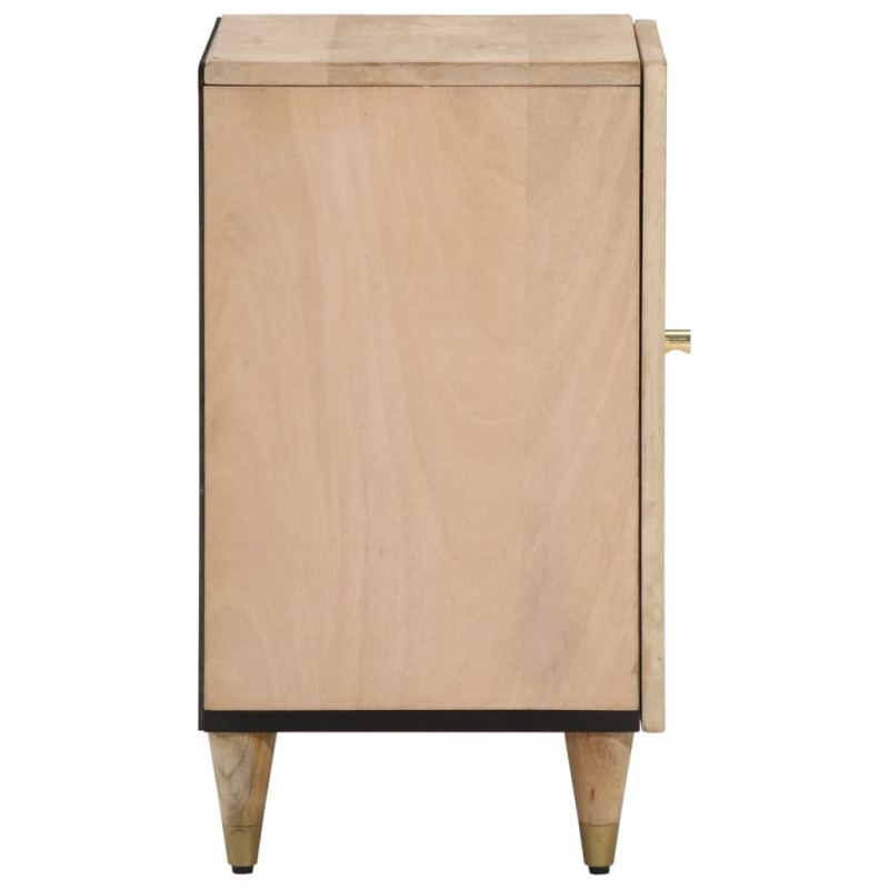 Badschrank 38x33x58 cm Massivholz Mango