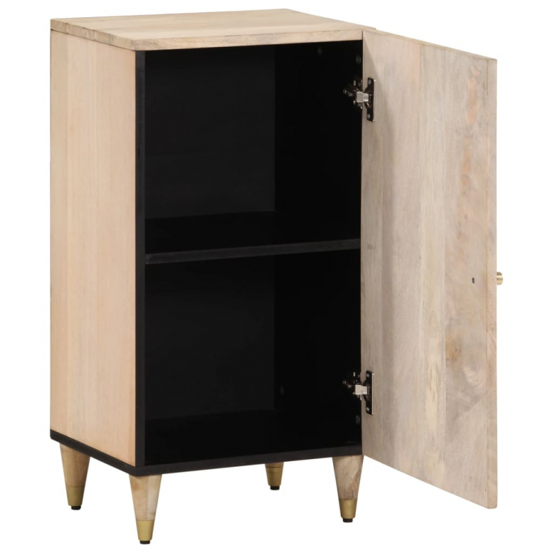 Beistellschrank 40x33x75 cm Massivholz Mango