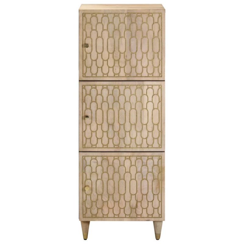 Highboard 40x33x110 cm Massivholz Mango