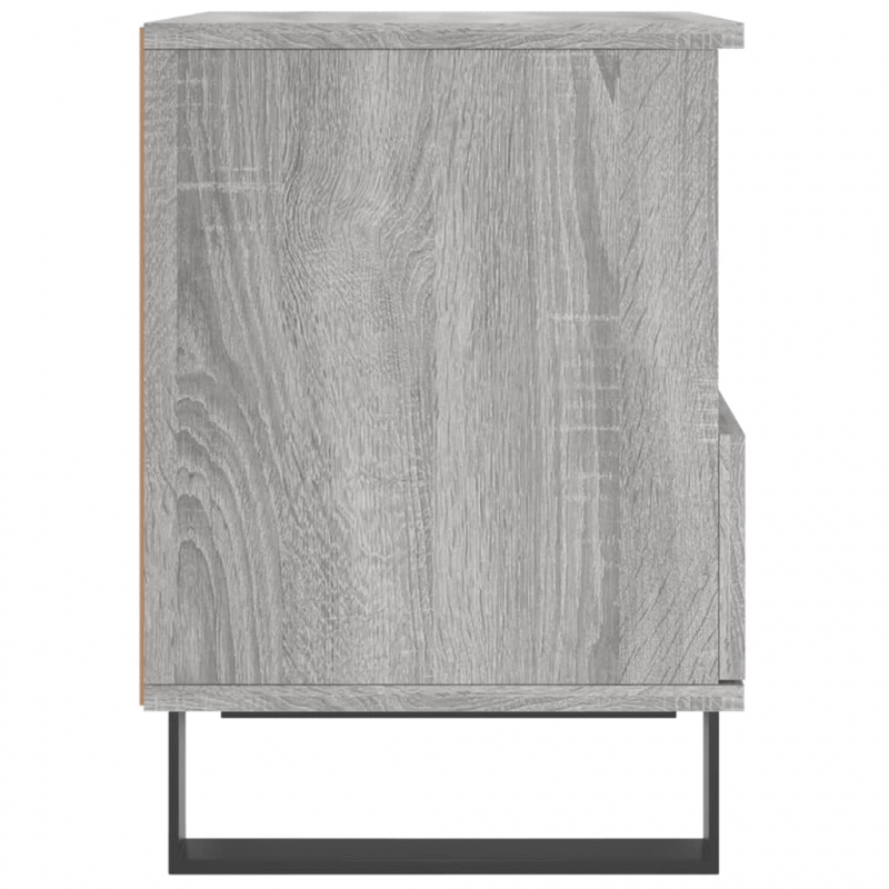 Nachttische 2 Stk. Grau Sonoma 40x35x50 cm Holzwerkstoff
