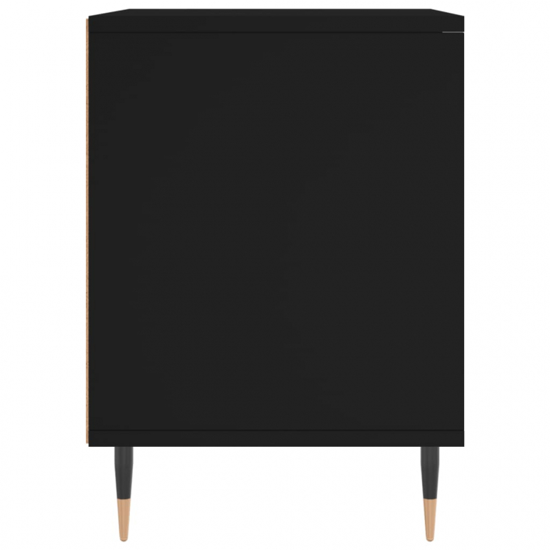 Nachttisch Schwarz 40x35x50 cm Holzwerkstoff