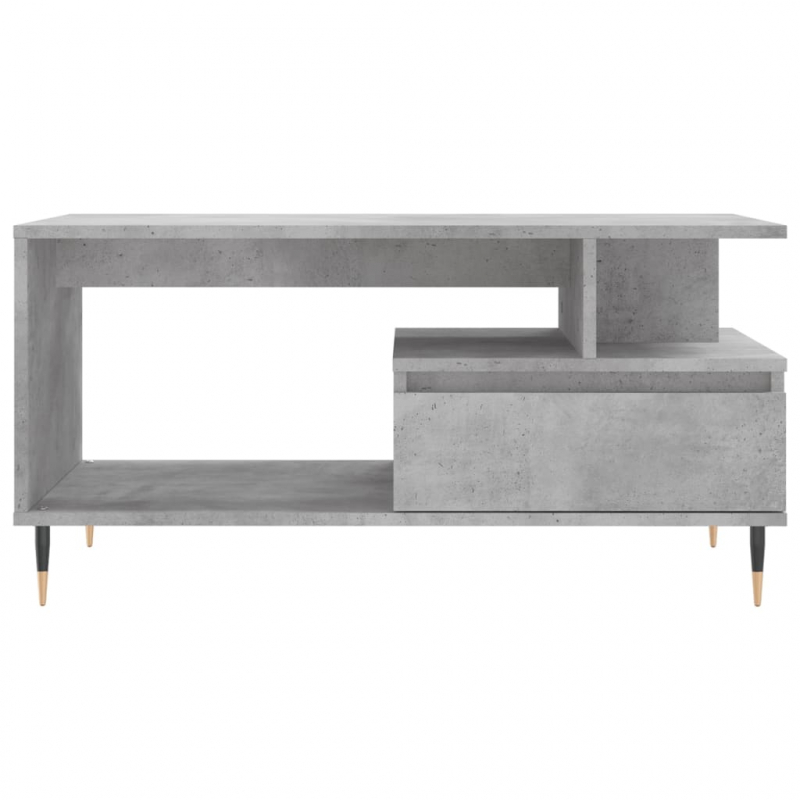 Couchtisch Betongrau 90x49x45 cm Holzwerkstoff