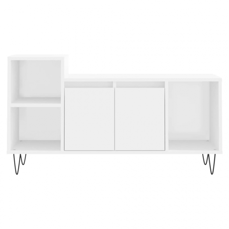 TV-Schrank Weiß 100x35x55 cm Holzwerkstoff
