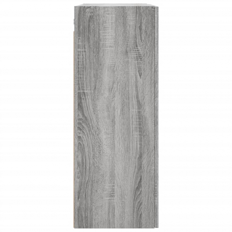 Wandschrank Grau Sonoma 69,5x34x90 cm Holzwerkstoff