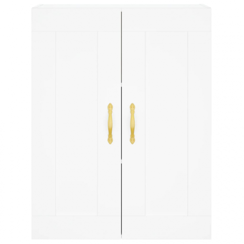 Wandschrank Weiß 69,5x34x90 cm Holzwerkstoff