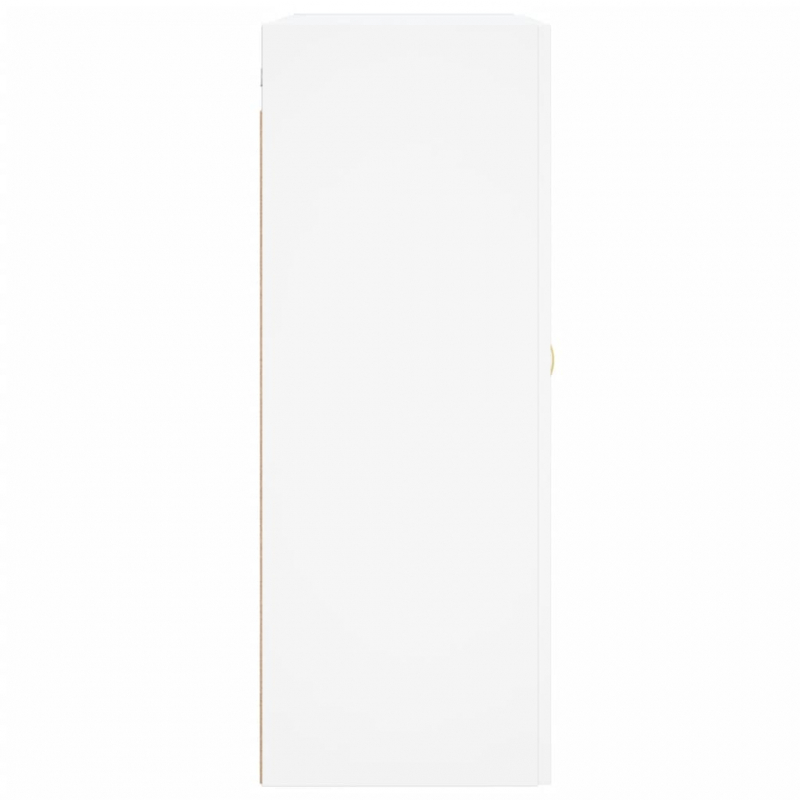 Wandschrank Weiß 69,5x34x90 cm Holzwerkstoff