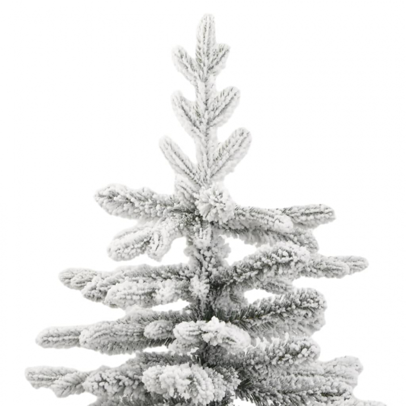 Künstlicher Weihnachtsbaum Klappbar Beschneit 210 cm