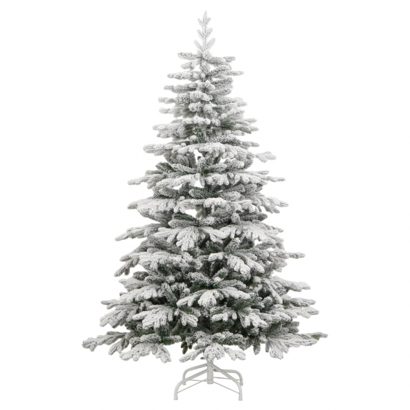 Künstlicher Weihnachtsbaum Klappbar Beschneit 240 cm
