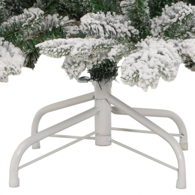 Künstlicher Weihnachtsbaum Klappbar Beschneit 240 cm