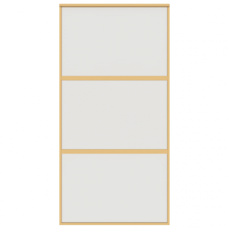 Schiebetür Golden 102,5x205 cm Matt ESG-Glas und Aluminium