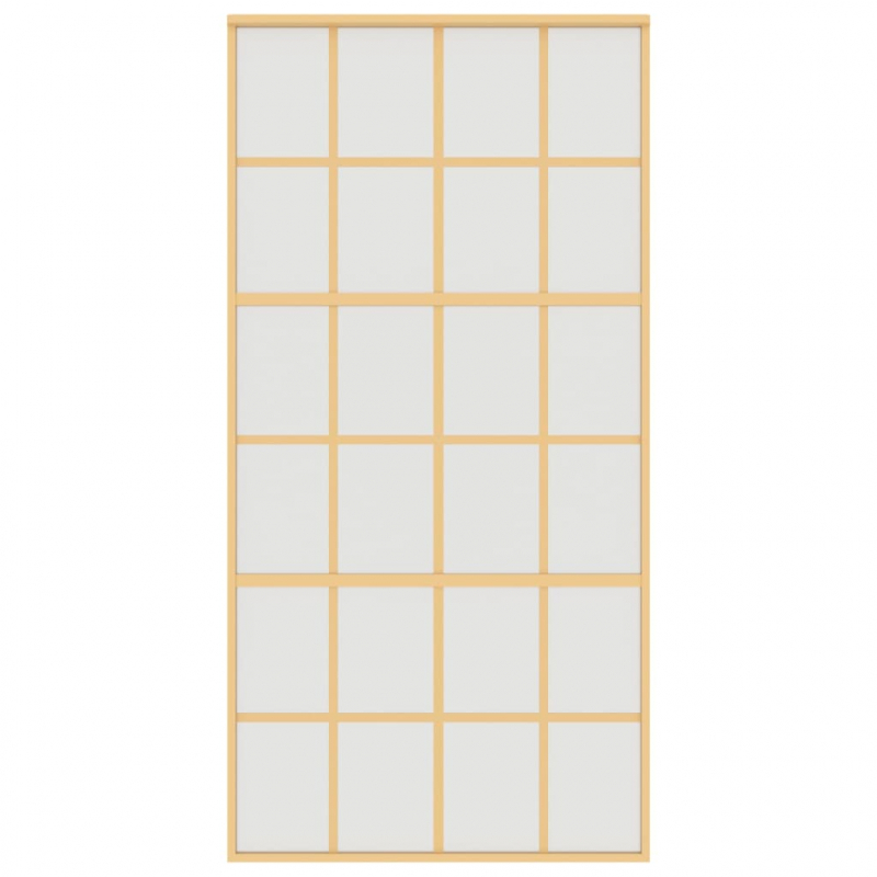 Schiebetür Golden 102,5x205 cm Matt ESG-Glas und Aluminium