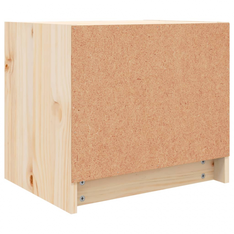 Nachttische 2 Stk. 40x31x35,5 cm Massivholz Kiefer