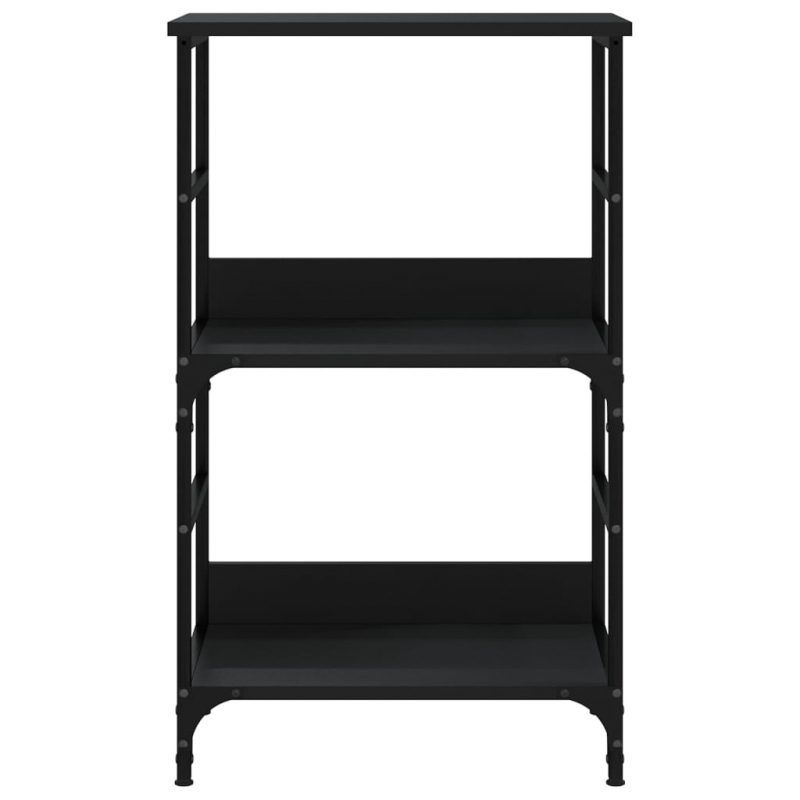 Bücherregal Schwarz 50x33x82 cm Holzwerkstoff