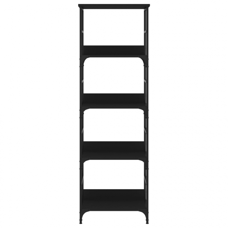 Bücherregal Schwarz 50x33x153 cm Holzwerkstoff
