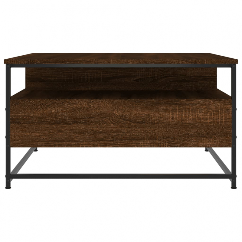 Couchtisch Braun Eichen-Optik 80x80x45 cm Holzwerkstoff