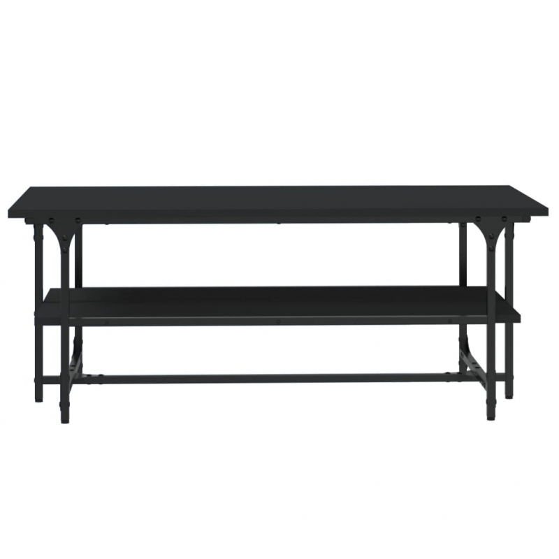 Couchtisch Schwarz 100x50x40 cm Holzwerkstoff
