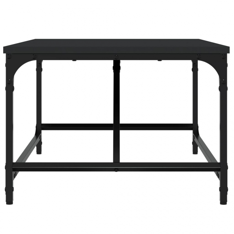 Couchtisch Schwarz 75x50x35 cm Holzwerkstoff