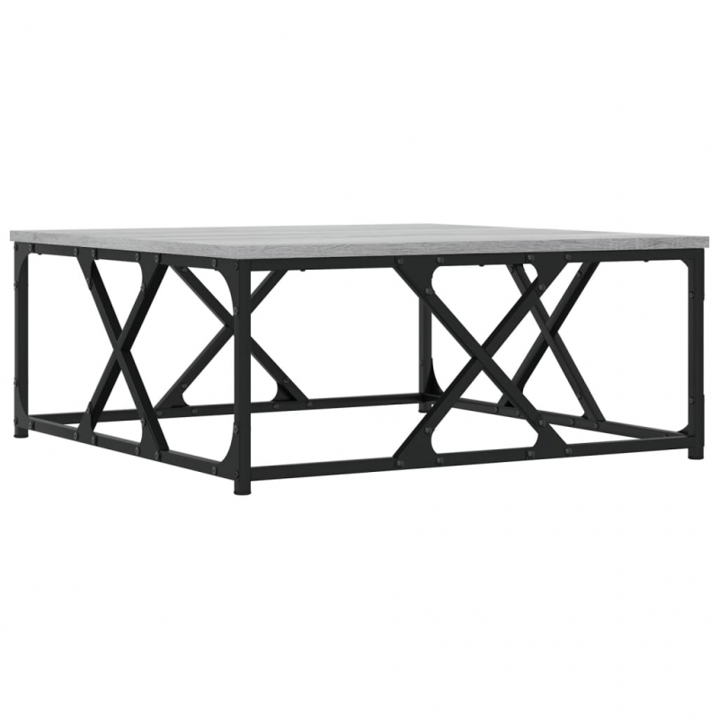 Couchtisch Grau Sonoma 70x70x30 cm Holzwerkstoff