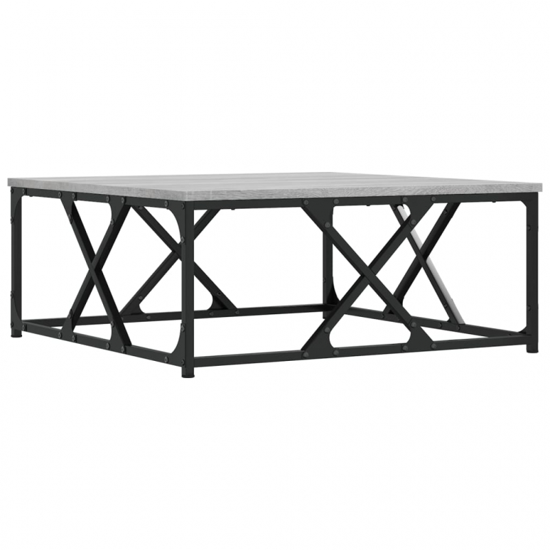 Couchtisch Grau Sonoma 70x70x30 cm Holzwerkstoff