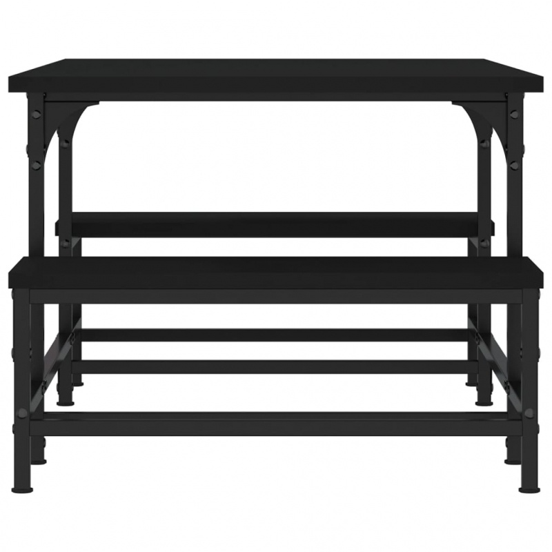 Couchtisch Schwarz 100x50,5x40 cm Holzwerkstoff
