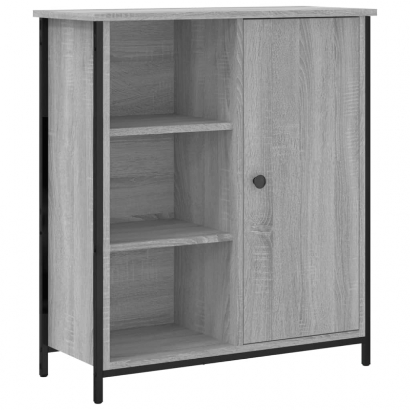 Sideboard Grau Sonoma 70x30x80 cm Holzwerkstoff