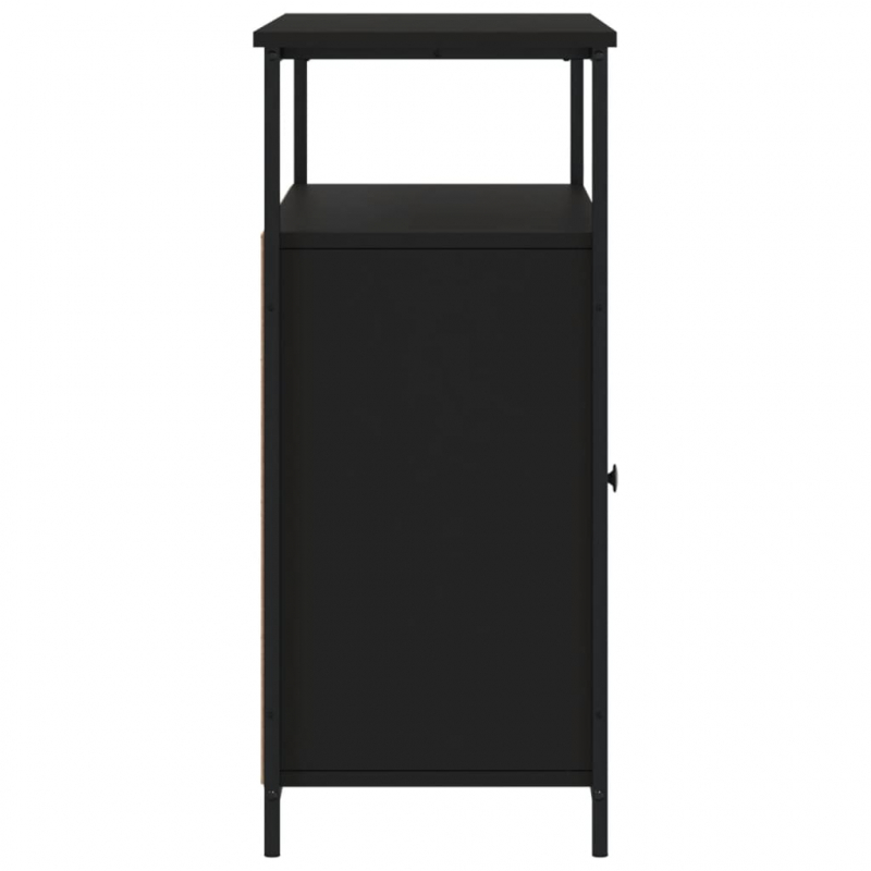 Sideboard Schwarz 100x35x80 cm Holzwerkstoff