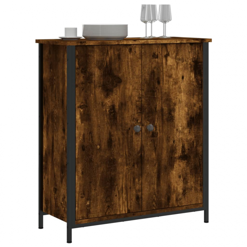 Sideboard Räuchereiche 70x30x80 cm Holzwerkstoff