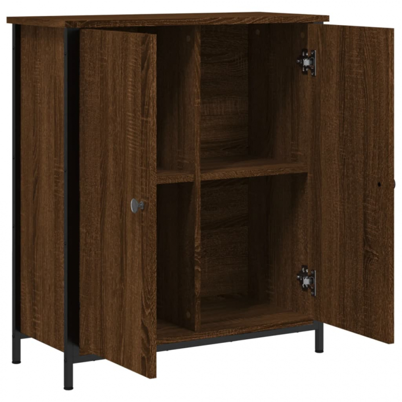 Sideboard Braun Eichen-Optik 70x30x80 cm Holzwerkstoff