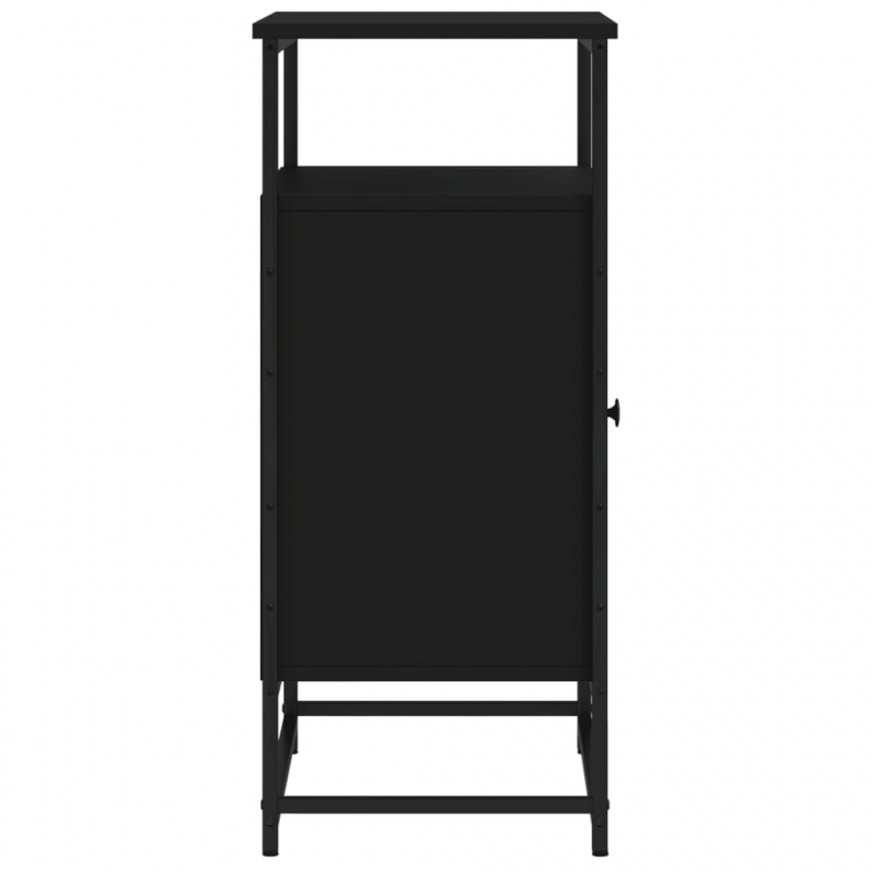 Sideboard Schwarz 69x35x80 cm Holzwerkstoff