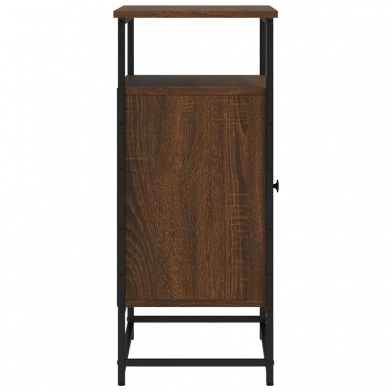 Sideboard Braun Eichen-Optik 69x35x80 cm Holzwerkstoff