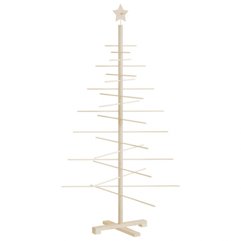 Weihnachtsbaum Holz zum Schmücken 150 cm Massivholz Kiefer