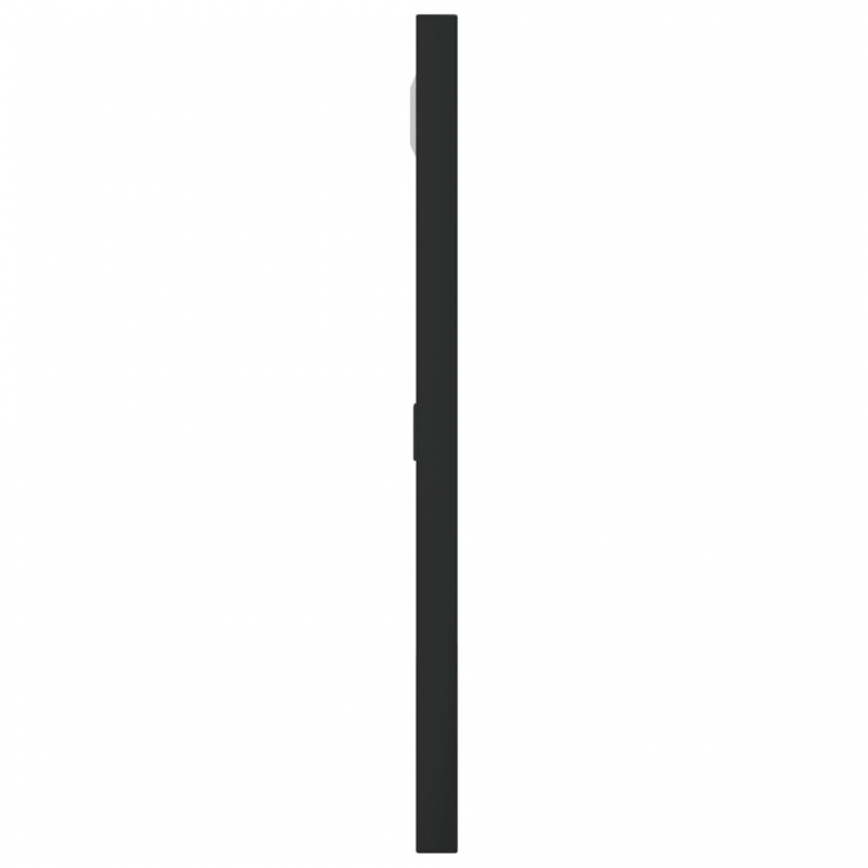 Wandspiegel Schwarz 30x30 cm Quadratisch Eisen