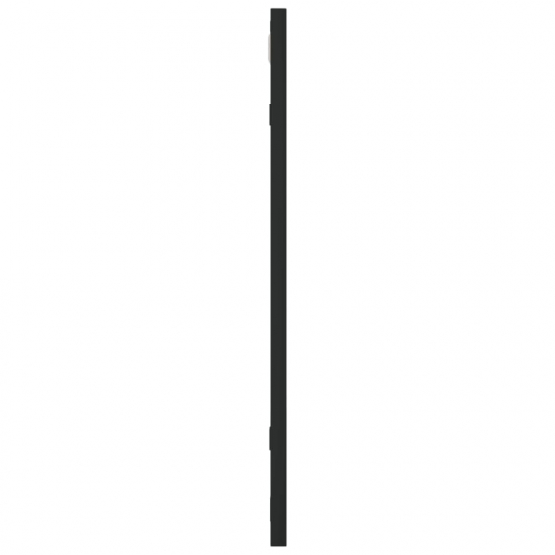 Wandspiegel Schwarz 50x50 cm Quadratisch Eisen