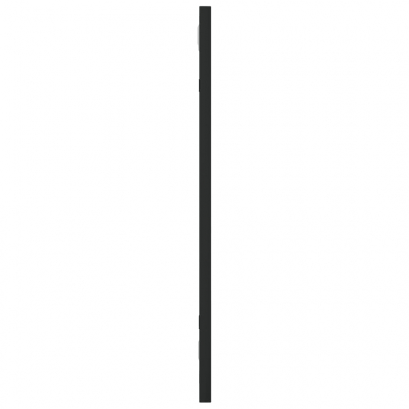 Wandspiegel Schwarz 20x50 cm Rechteckig Eisen