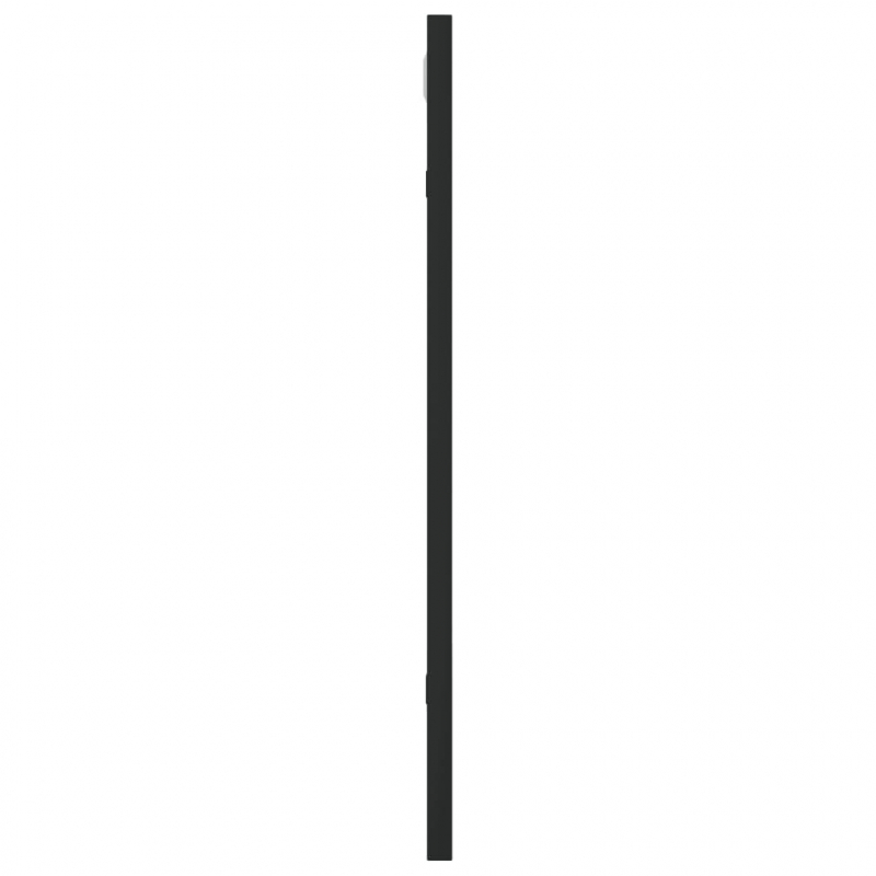 Wandspiegel Schwarz 40x50 cm Rechteckig Eisen