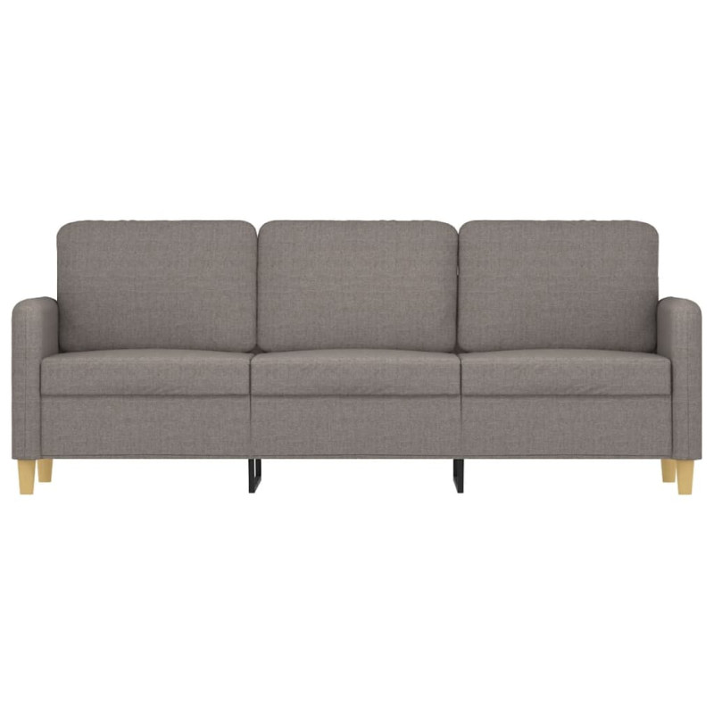 3-Sitzer-Sofa Taupe 180 cm Stoff