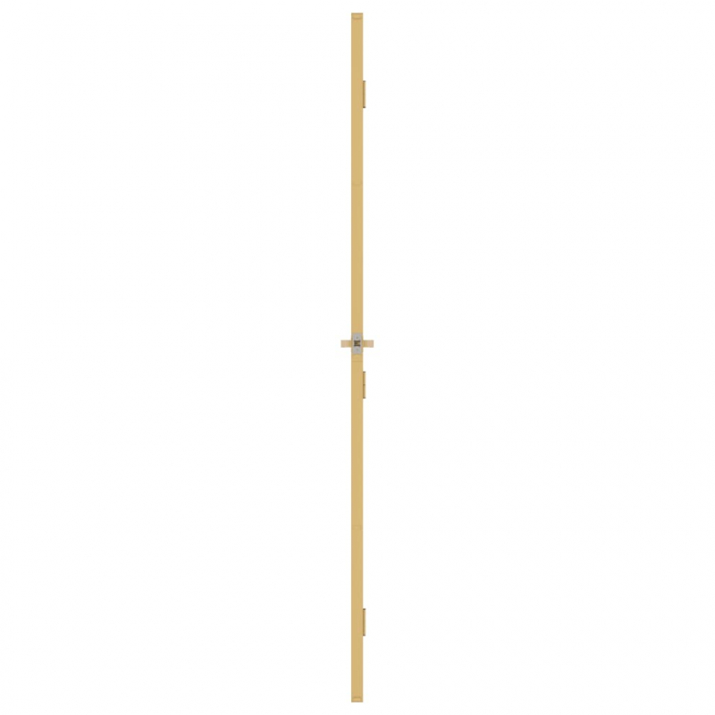 Innentür Schlank Golden 102,5x201,5 cm Hartglas und Aluminium