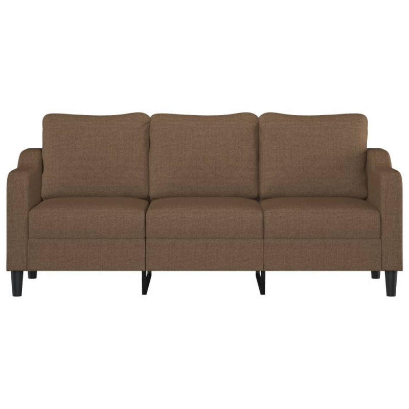 3-Sitzer-Sofa Braun 180 cm Stoff