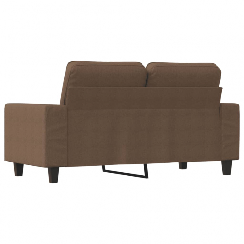 2-Sitzer-Sofa Braun 120 cm Stoff