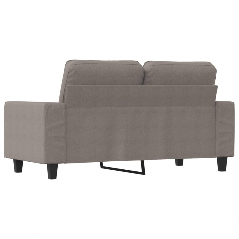 2-Sitzer-Sofa Taupe 120 cm Stoff