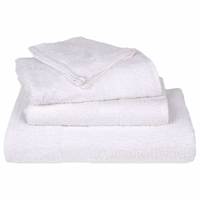 Seiftücher 2 Stk. Weiß 30x30 cm 360 g/m² 100% Baumwolle