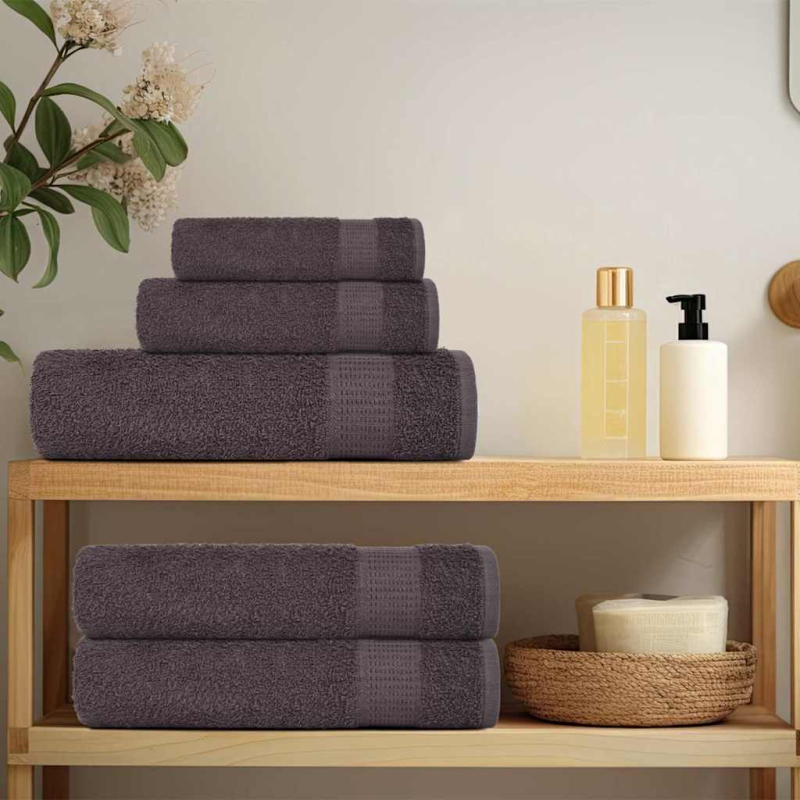 Handtücher 4 Stk. Anthrazit 50x100 cm 360 g/m² 100% Baumwolle