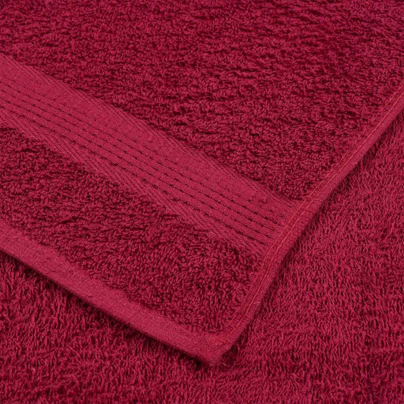Gästetücher 4 Stk. Bordeauxrot 30x50 cm 360 g/m² 100% Baumwolle