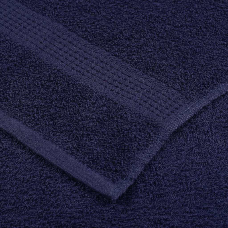 Saunatücher 2 Stk. Marineblau 80x200 cm 360 g/m² 100% Baumwolle